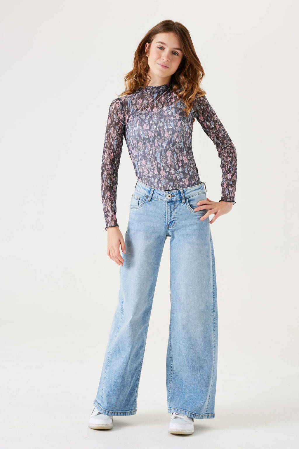 Garcia low waist wide leg jeans medium used