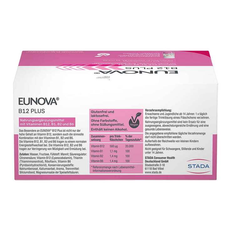 Eunova B12 Plus Lösung zum Einnehmen, 30X8 ml