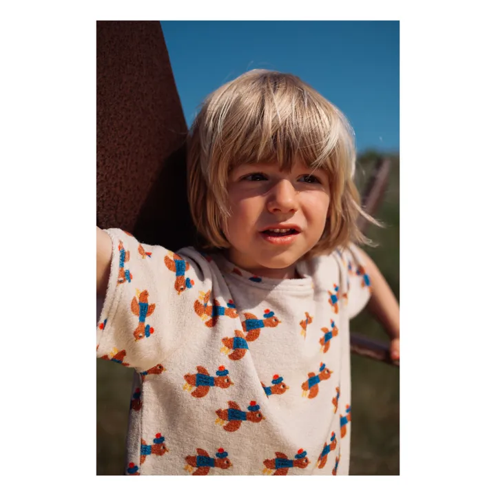 Daily Brat T-Shirt Oiseaux Eponge | Crème