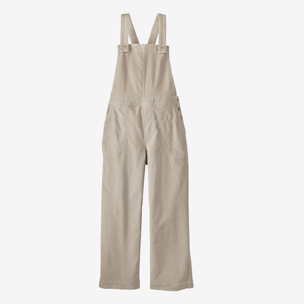 Damen-Cord-Overall mit Stehkragen und kurzem Bein