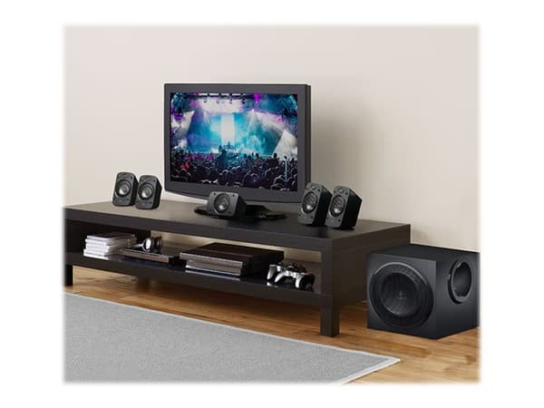 Logitech Z-906 - Høyttalersystem - for hjemmeteater - 5,1 kanaler - 500 watt (Total)