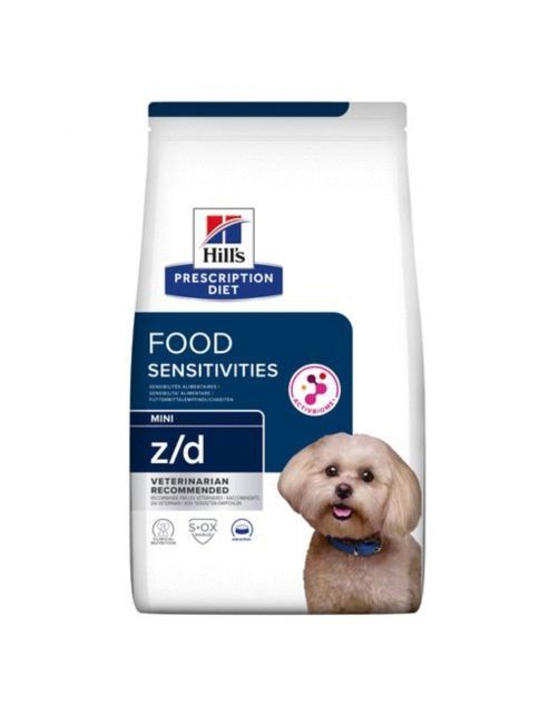 Hill's Prescription Diet Z\/D Food Mini Sensitivities Zak - Hondenvoer - 6 kg