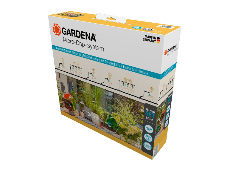 Druppelirrigatie voor de tuin Micro-Drip-System