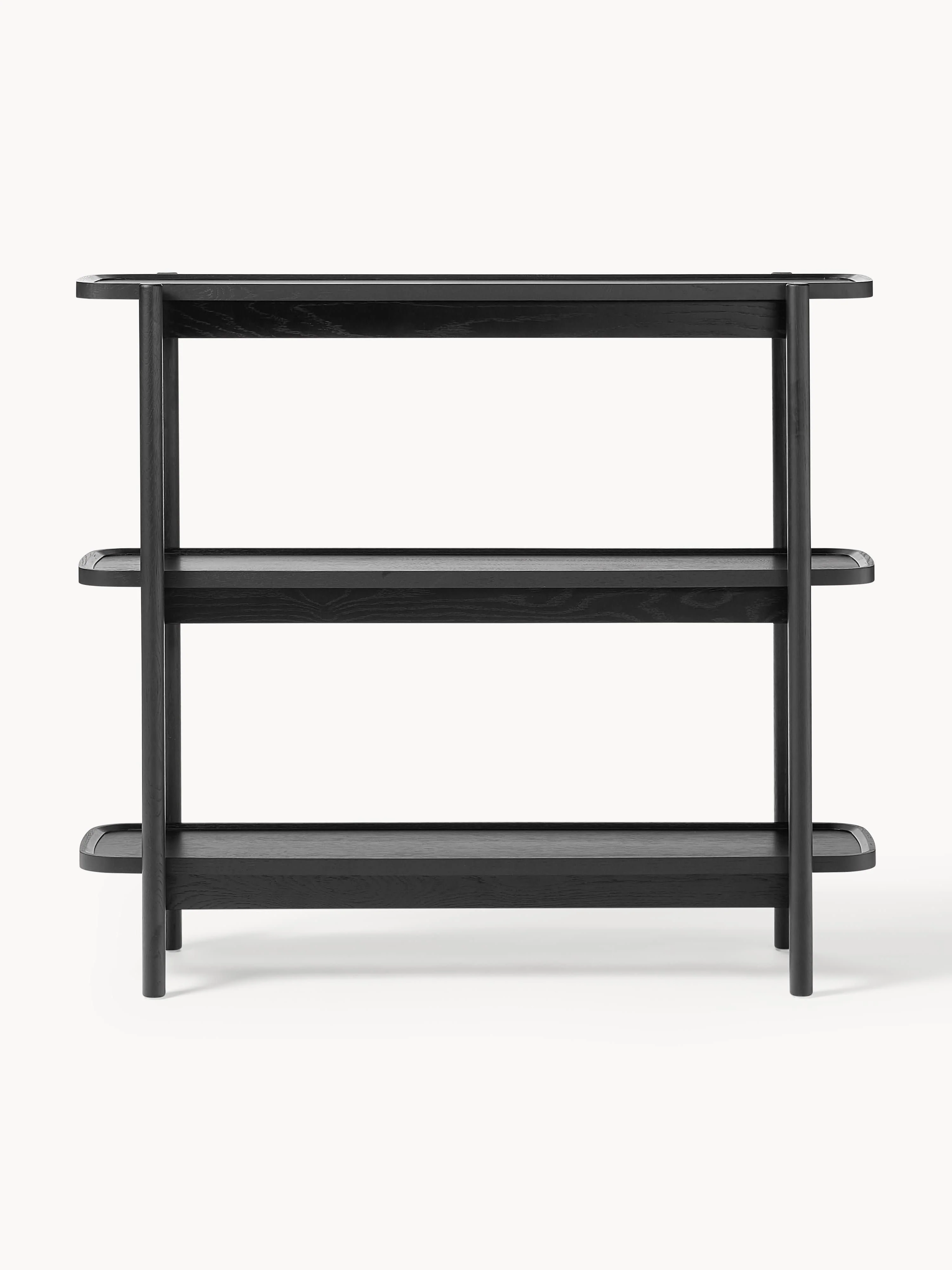 Lage houten wandkast Libby
