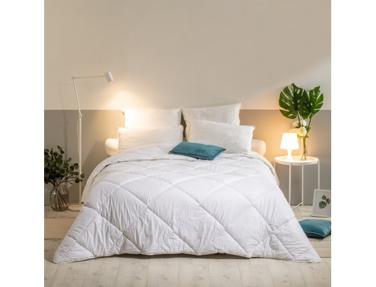 BLEU CALIN - Oreiller carré Oreiller confort ajustable 60x60cm - le mémoire de forme mix...