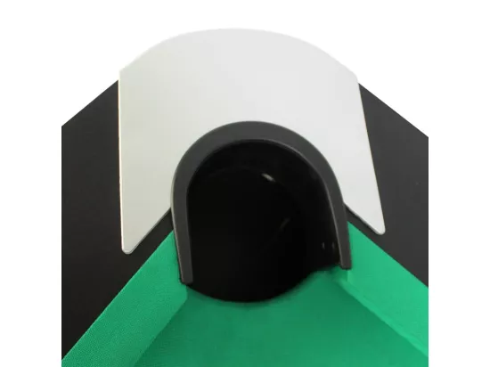 Billard Américain avec Retour de Boules Automatique et Accessoires, 220 x 123 x 80 cm - Noir et Tapis Vert