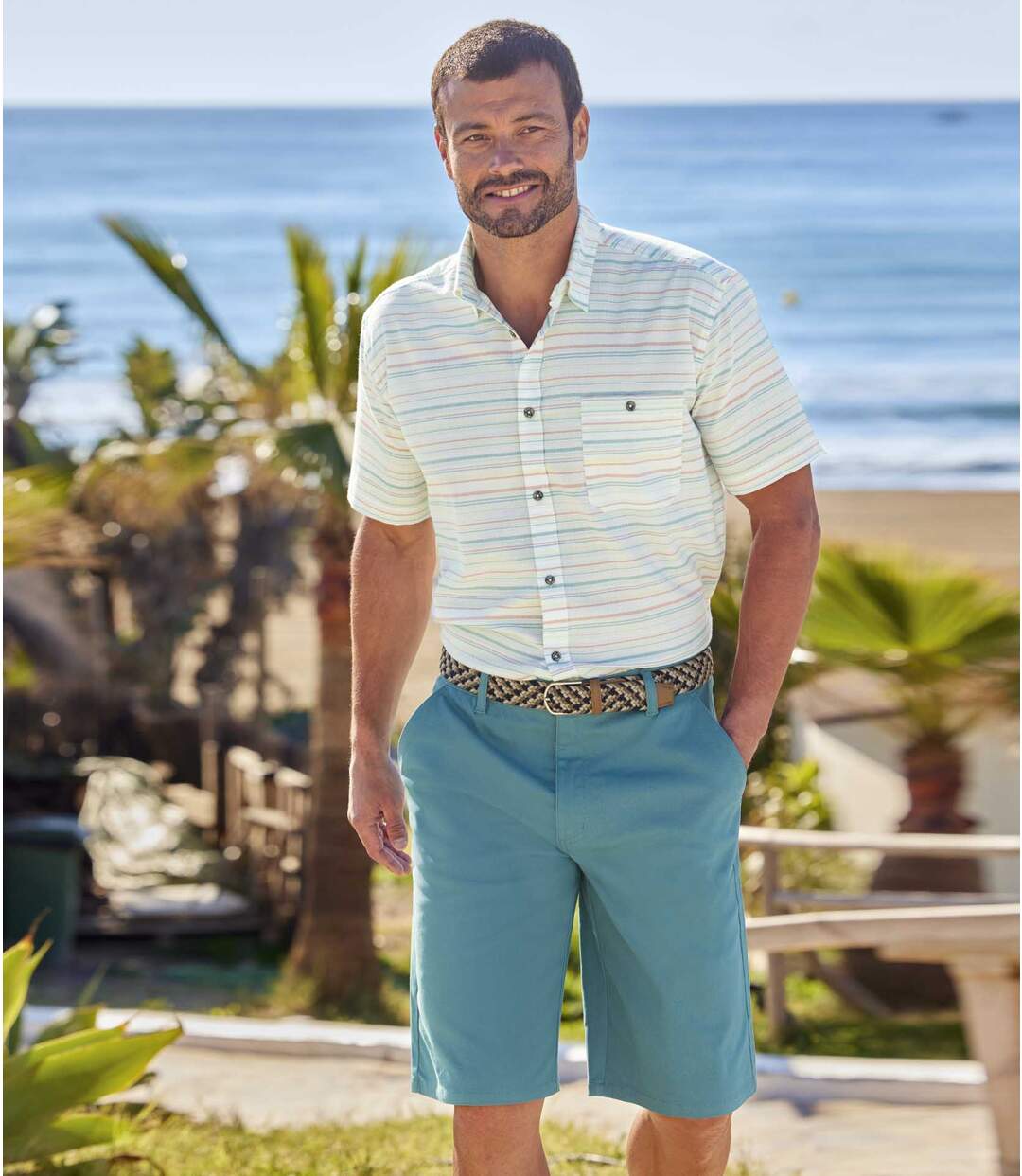 Bermuda Chino en Twill Stretch
