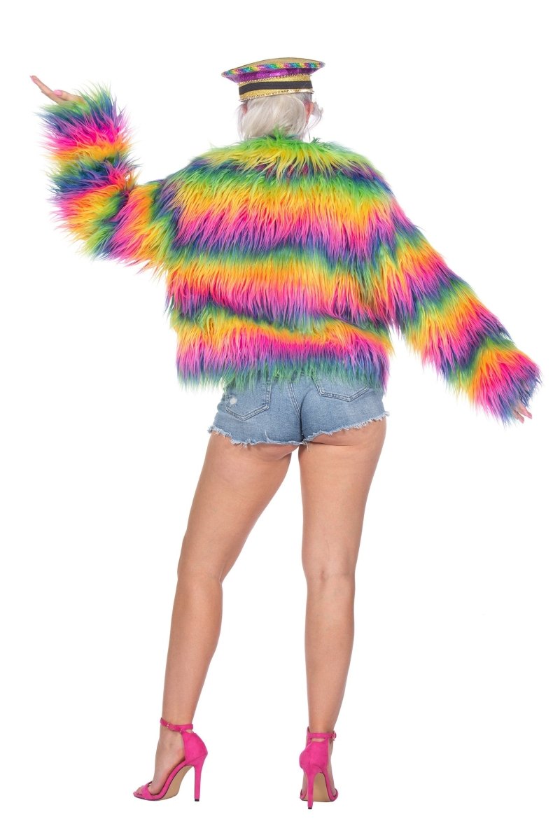 Regenboog Bontjas Dames