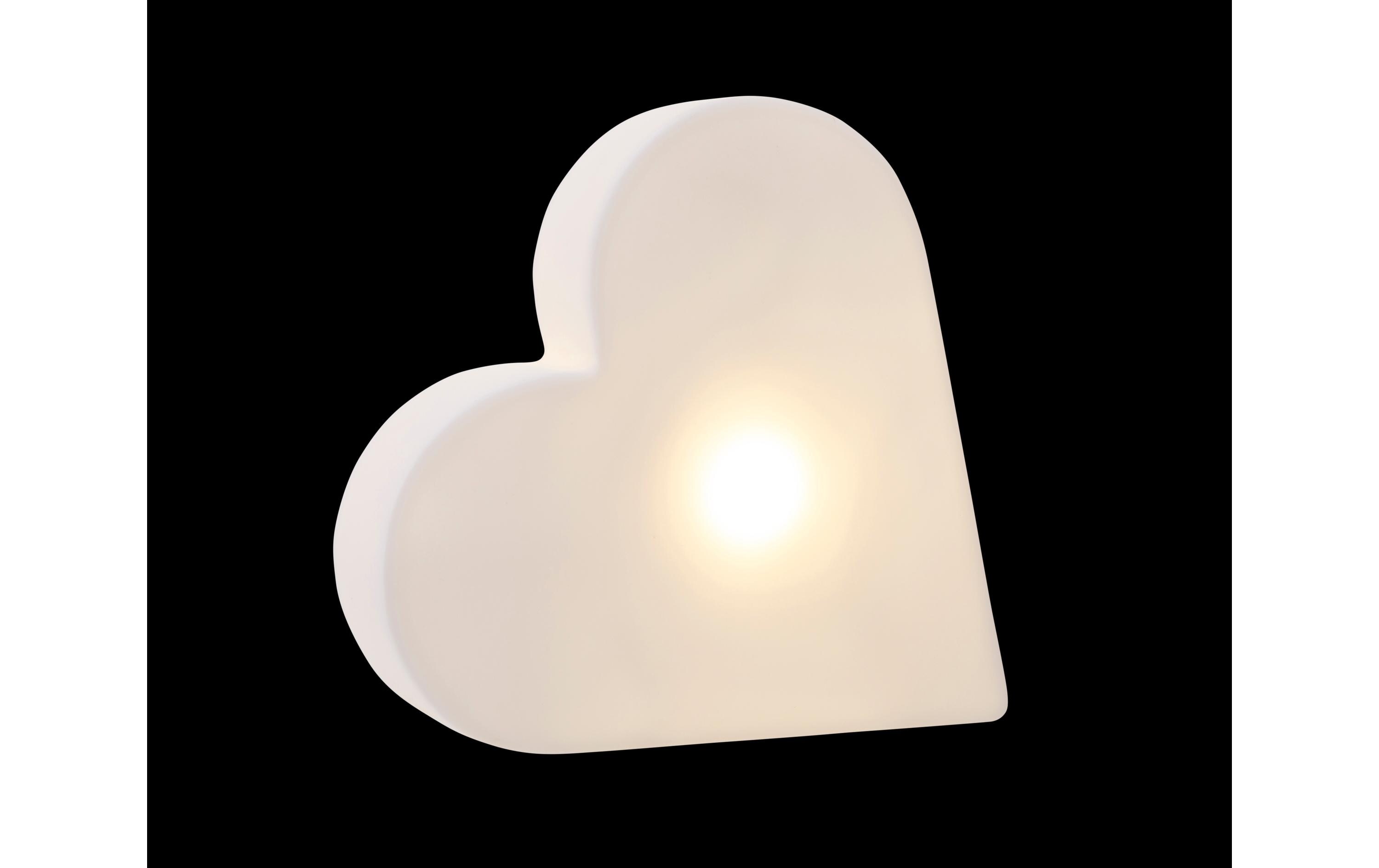 Motivlicht Shining Heart Micro S, WeissLED-Leuchte Herz