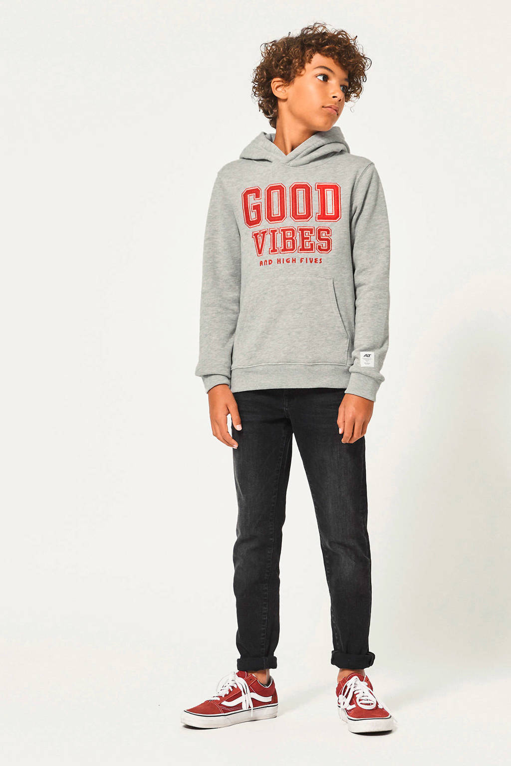 slim fit jeans Kid washed black