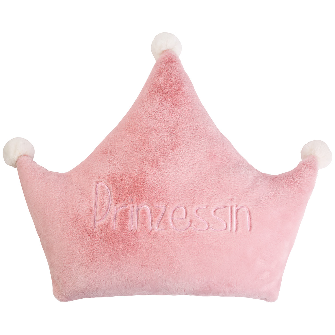 Topolino Großes Kissen in Kronenform rosa