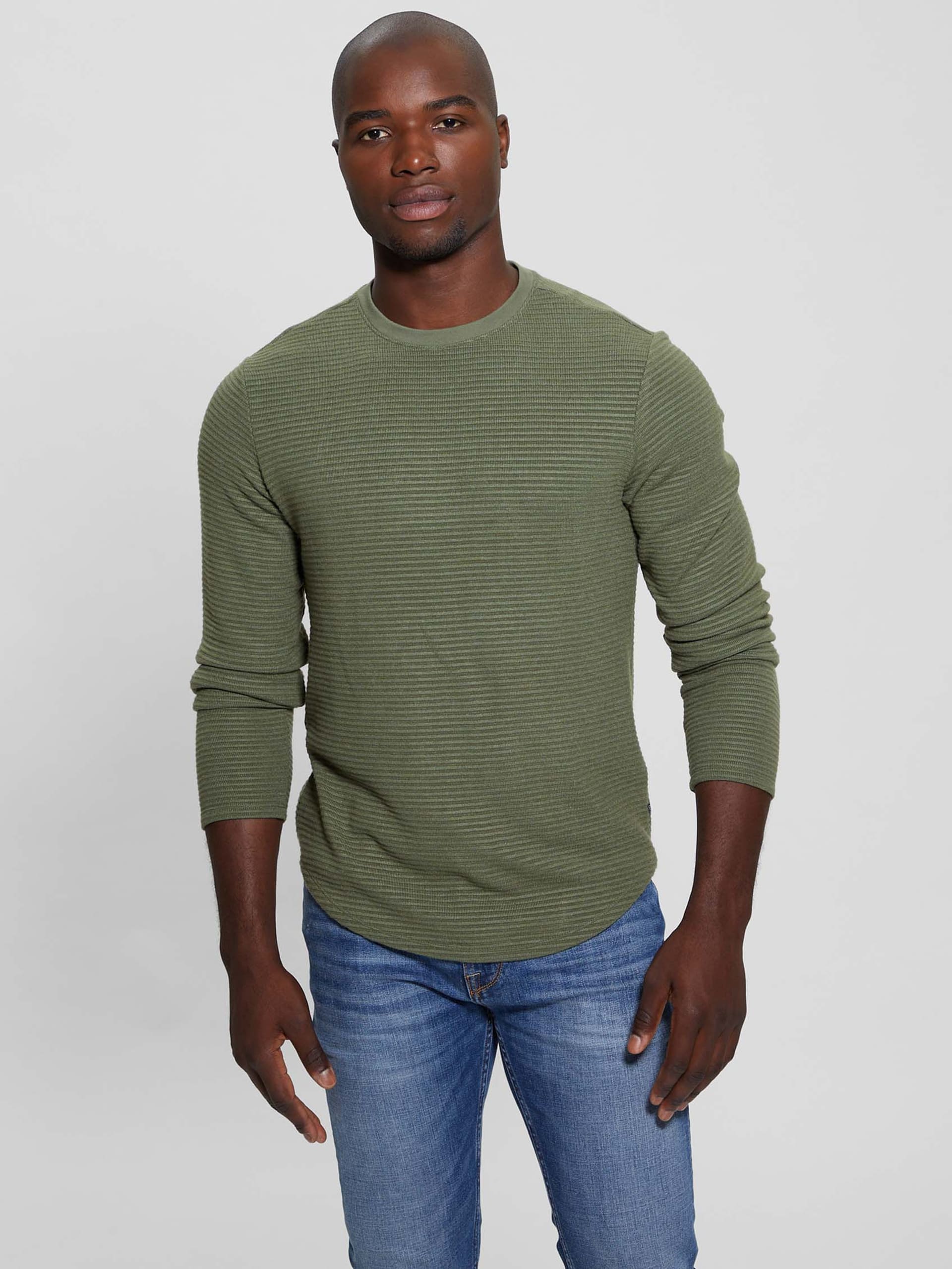 Camiseta Hudson com textura linear