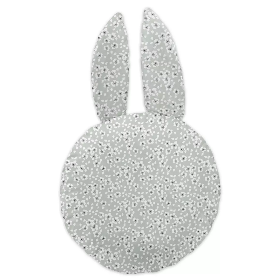 Coussin enfant Lapin (30 cm) Jardinage Blanc