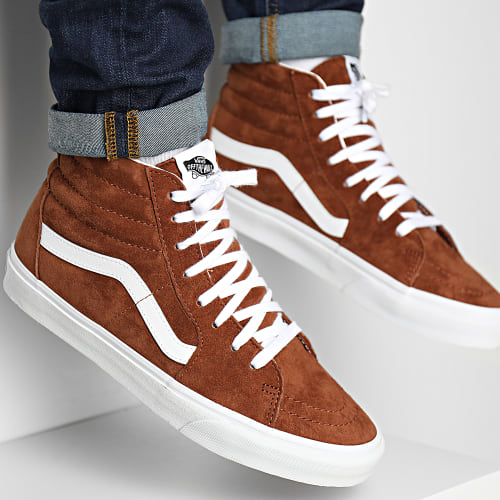 Baskets Sk8 Hi A7Q5N1RE1 Suede Tortoise Shell
