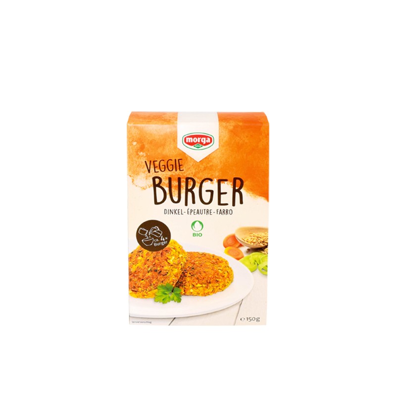 MORGA Gemüseburger<br>150 g, Bio Knospe