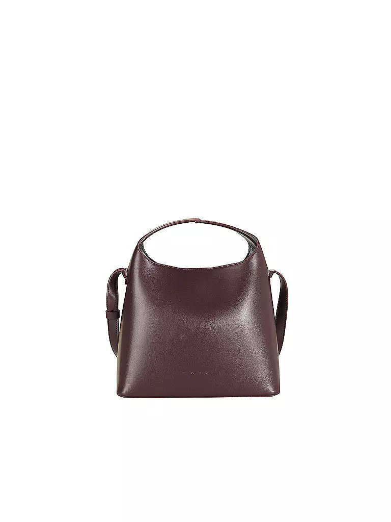 AESTHER EKME Ledertasche - Umhängetasche SAC MINI dunkelrot