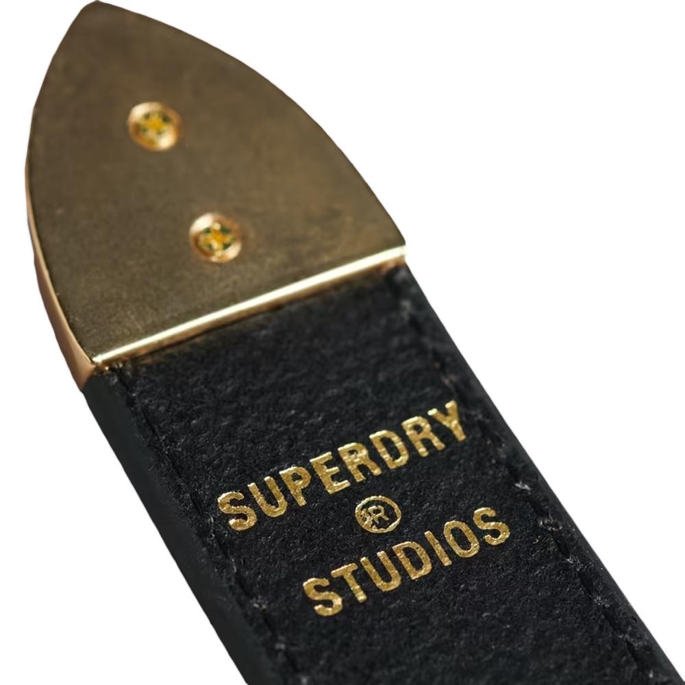 Superdry Ceinture Noire Femme Superdry Statement Belt