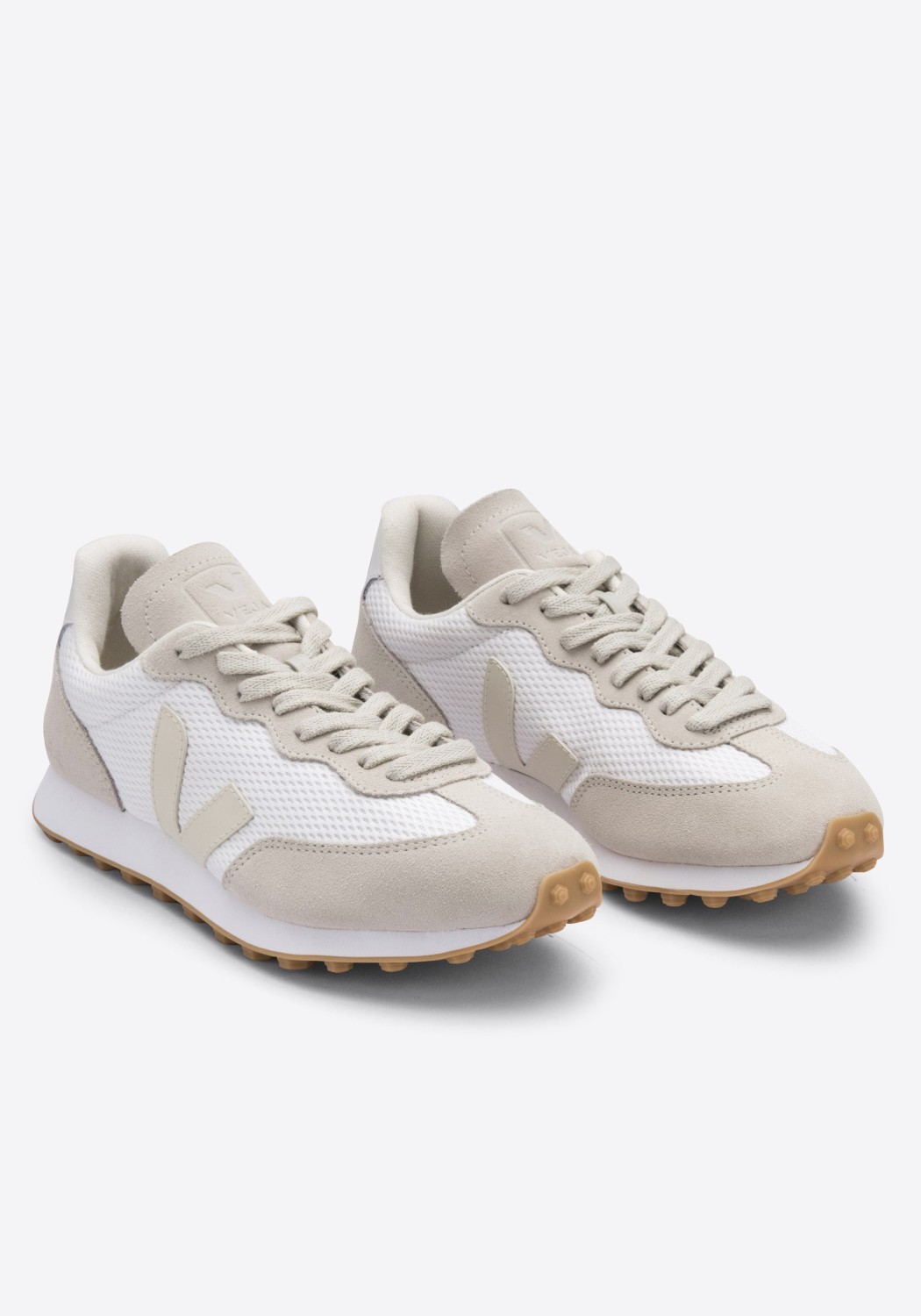 Veja Sneaker Rio Branco Alveomesh White Pierre Natural