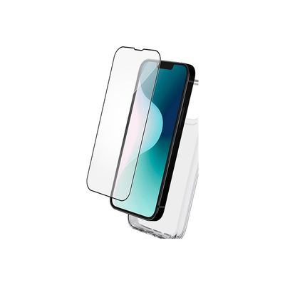 Bigben Connected - Pack coque de protection + protection d'écran verre trempé pour Apple iPhone 16 Pro - transparent