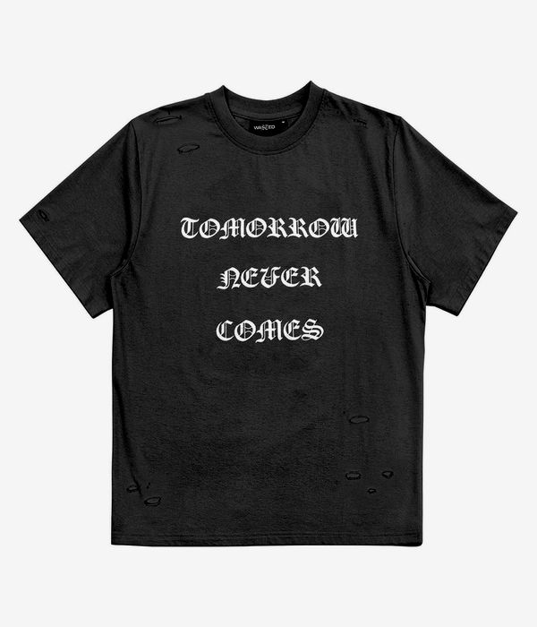 Wasted Paris Destroy Never Comes T-Shirt (faded black)
