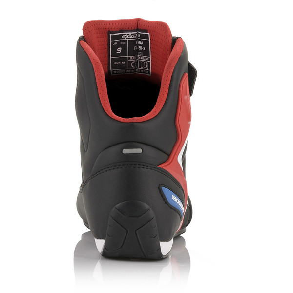 Alpinestars - Baskets Faster-3 Honda Noir / Rouge / Bleu