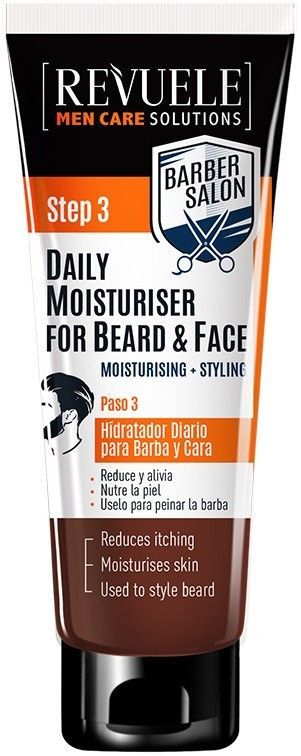 Revuele Men Beard & Face Moisturizer 80ml