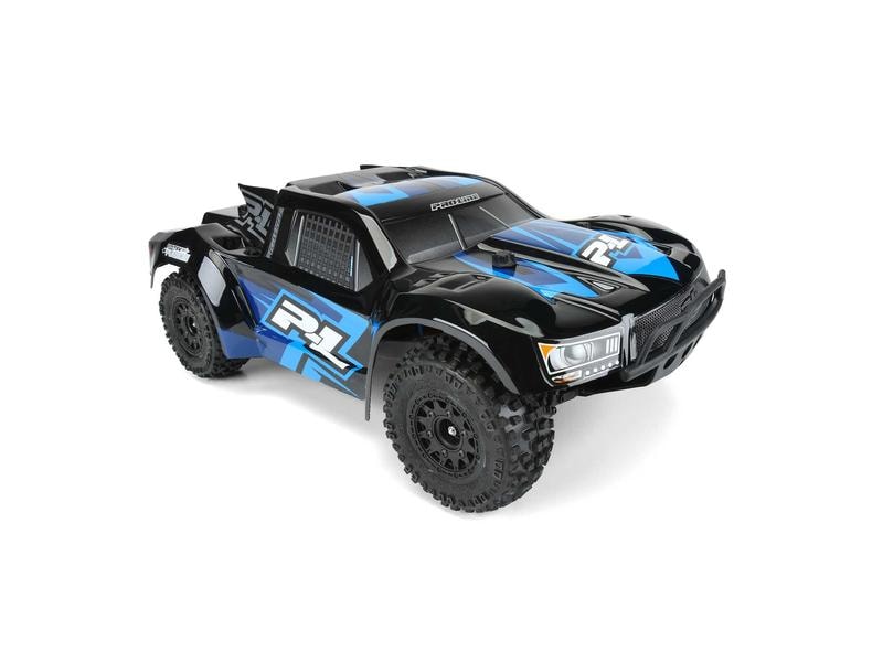 Proline Karosserie Flo-Tek Fusion SCT Schwarz, 1:10 Bereits zugeschnittene & lackierte Short Course Truck Karosserie