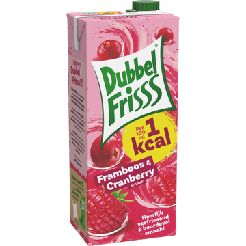 DubbelFrisss 1Kcal Framboos - Cranberry 1,5L