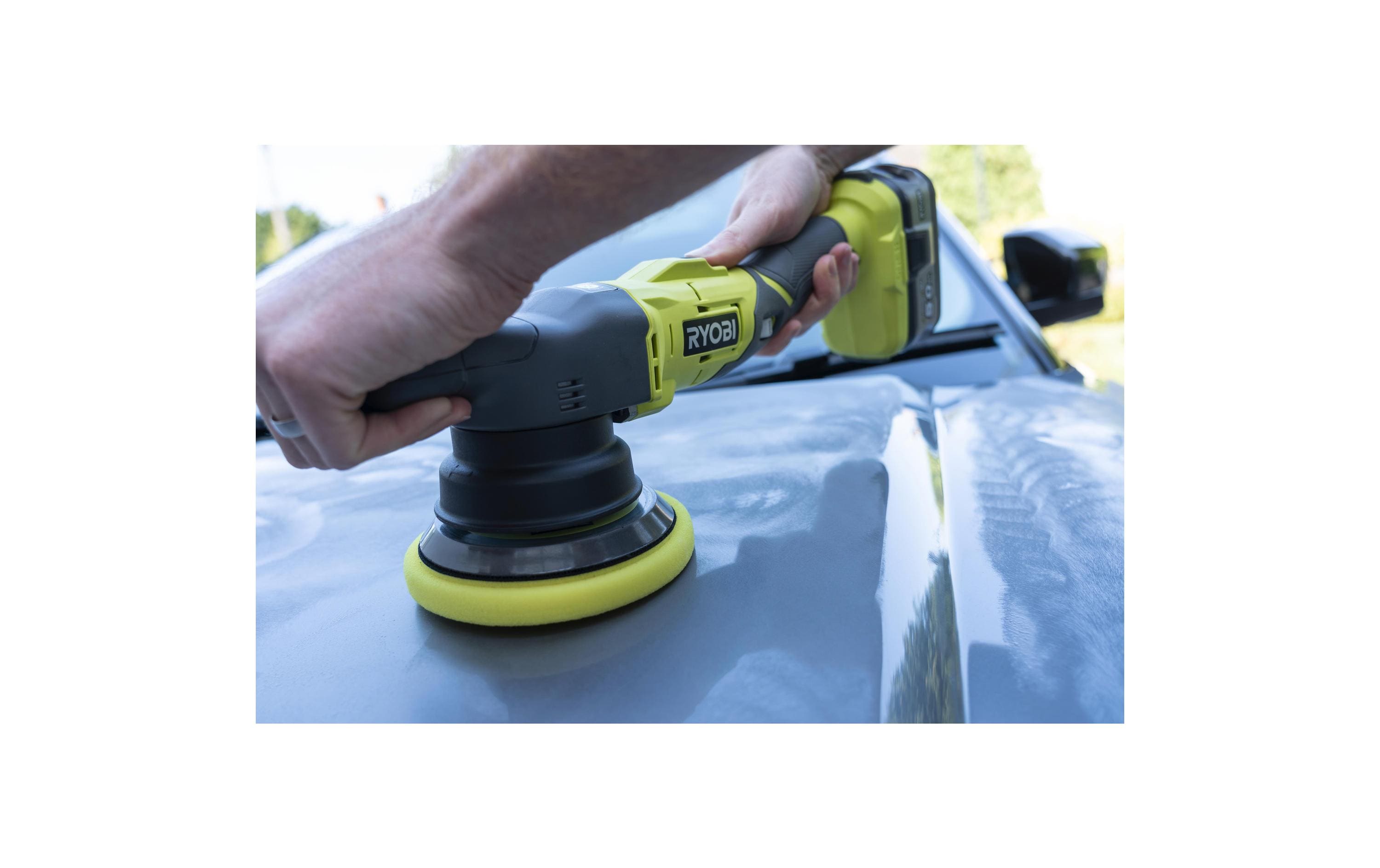 Akku-Winkelpolierer R18P-0, 18 V, Solo<br>Leistungsstarker Dual-Action-Polierer