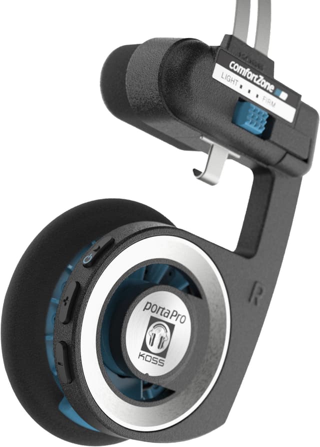 KOSS Porta Pro 2.0 trådløse on-ear-hovedtelefoner (sort)