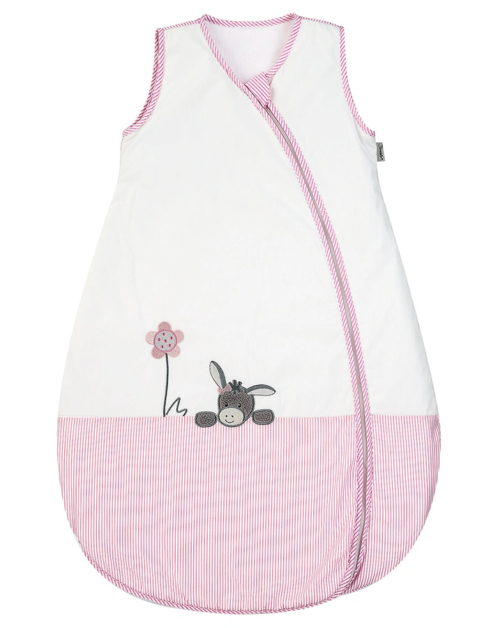 Sommer-Schlafsack EMMI GIRL in weiß/rosa