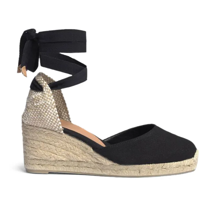 Castaner Espadrilles Carina 6 cm | Noir