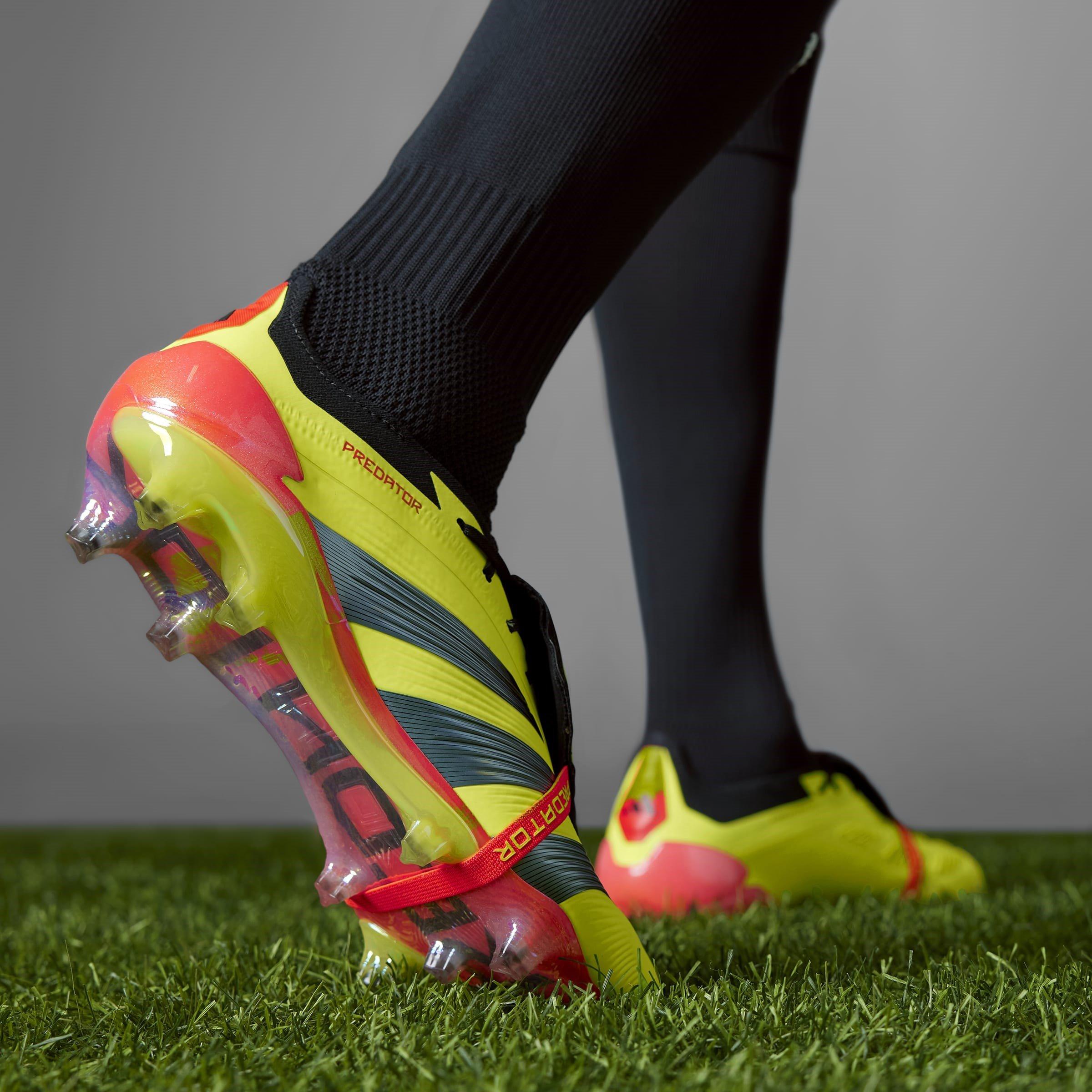 adidas Predator Fold over Elite Firm Ground Football Boots Adults