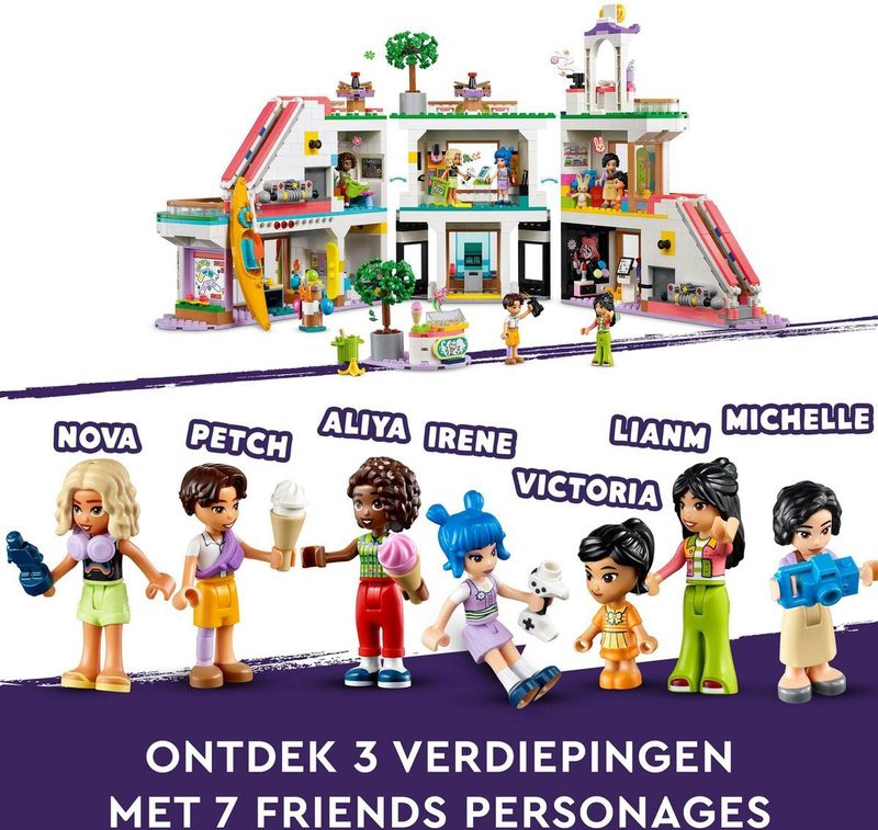 LEGO - Friends 42604 - Winkelcentrum - Multicolor - Bouwstenen