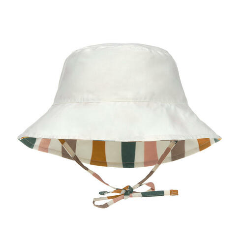 Chapeau réversible anti-UV 19-36 mois vagues - Pink/Nature - LASSIG