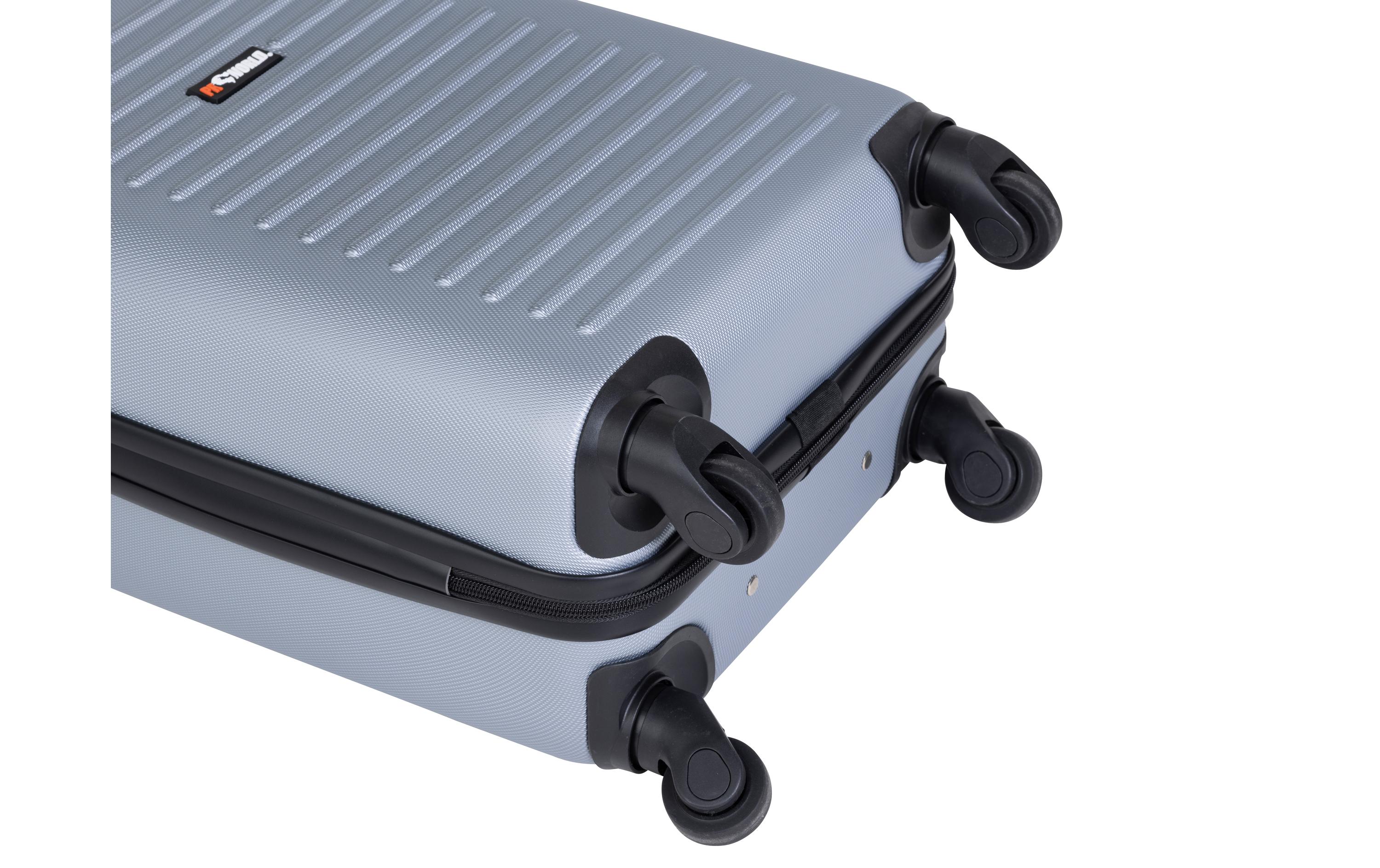 Reisekofferset World Superb 3-teilig, Silbergrau<br>Drei Trolleys unterschiedlicher Grösse