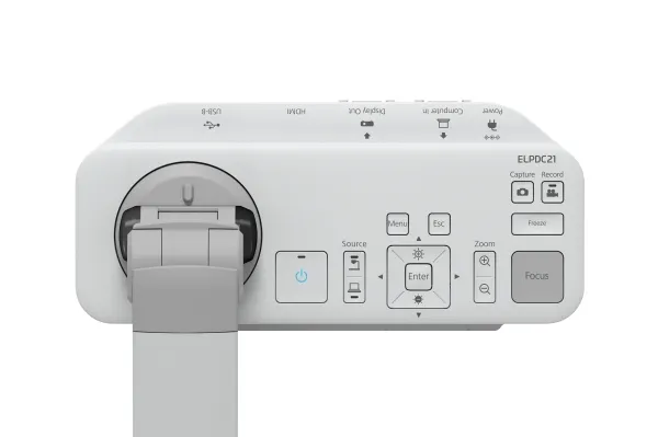 Epson ELPDC21 - Digitalkamera for dokumenter - farve - 2.1 MP - 1920 x 1080 - audio - VGA, HDMI - USB