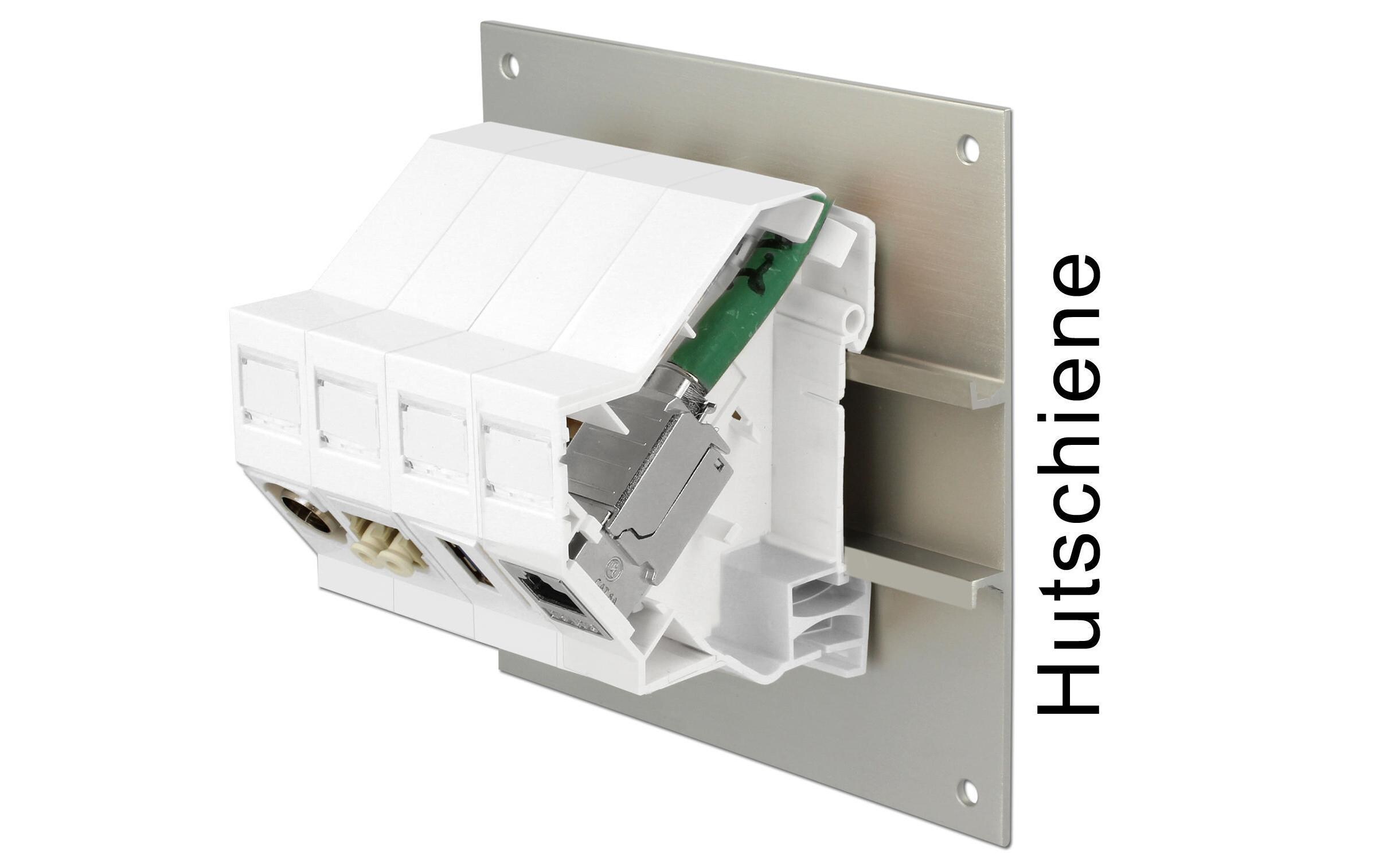 Hutschienenhalter Keystone 180° gedrehtKeystone Halterung