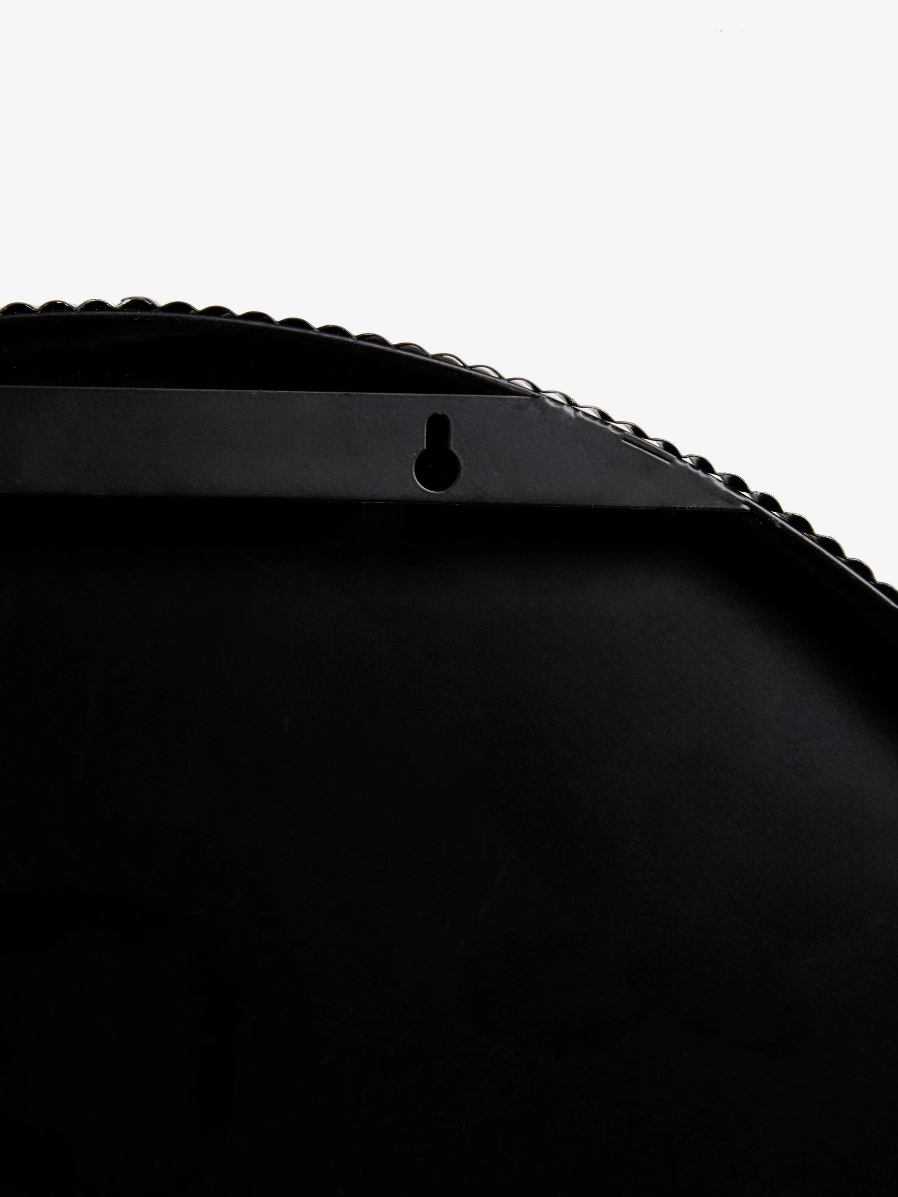 Rib Round Bathroom Wall Mirror