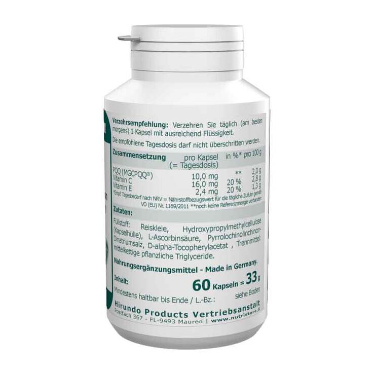 Pqq 10 mg Kapseln, 60 St