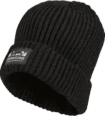 Didriksons Mütze - Strick - Bus - Schwarz