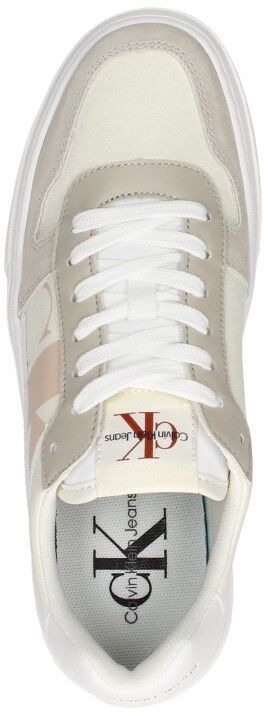 Calvin Klein Cupsole Flatform Mix Lth WN wit