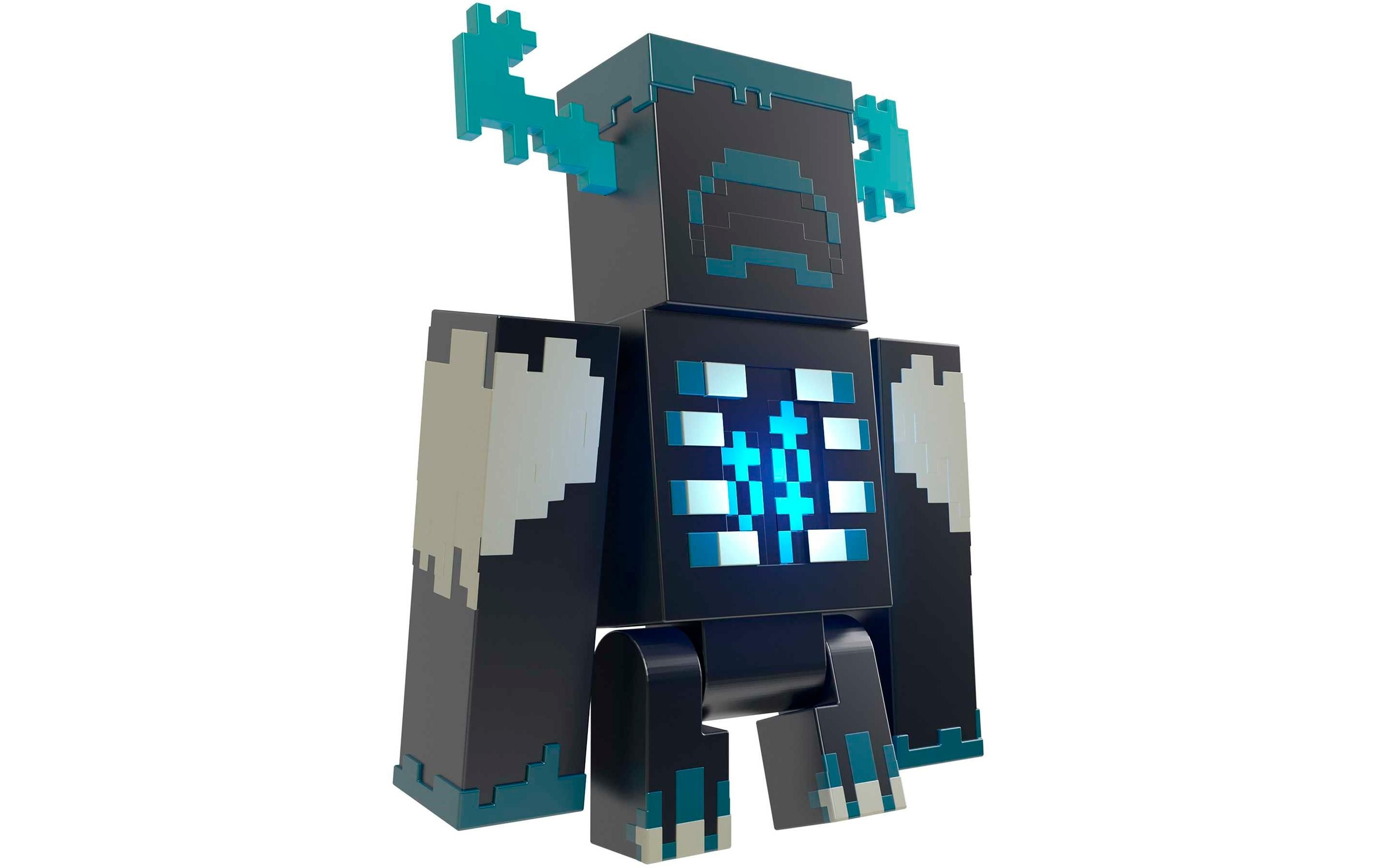 Minecraft: The WardenWarden-Figur mit Lichtern und Geräuschen