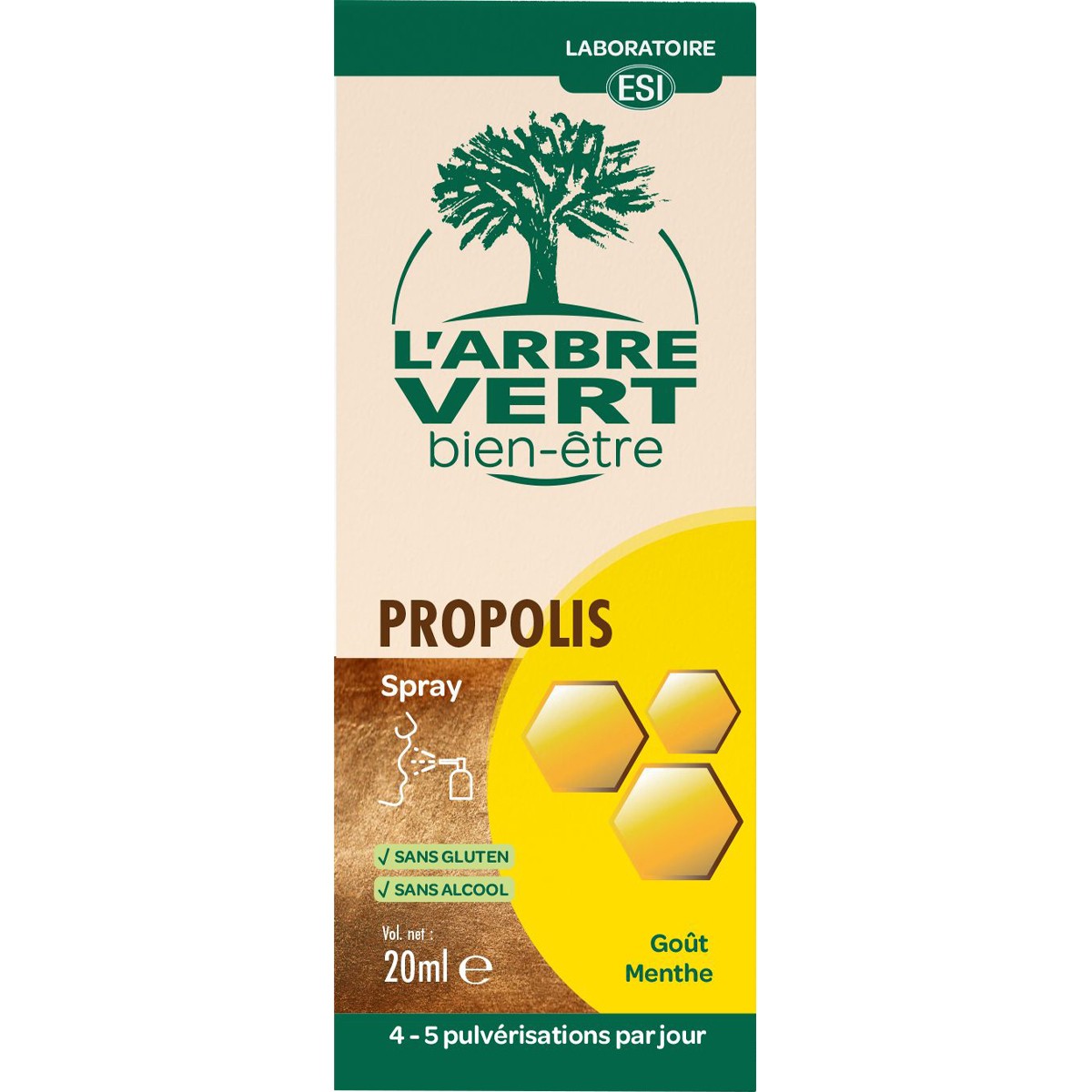 Spray à la propolis - Goût menthe - 20 ml