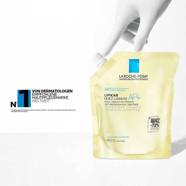La Roche-Posay Lipikar Dusch- und Badeöl AP + , 400 ml