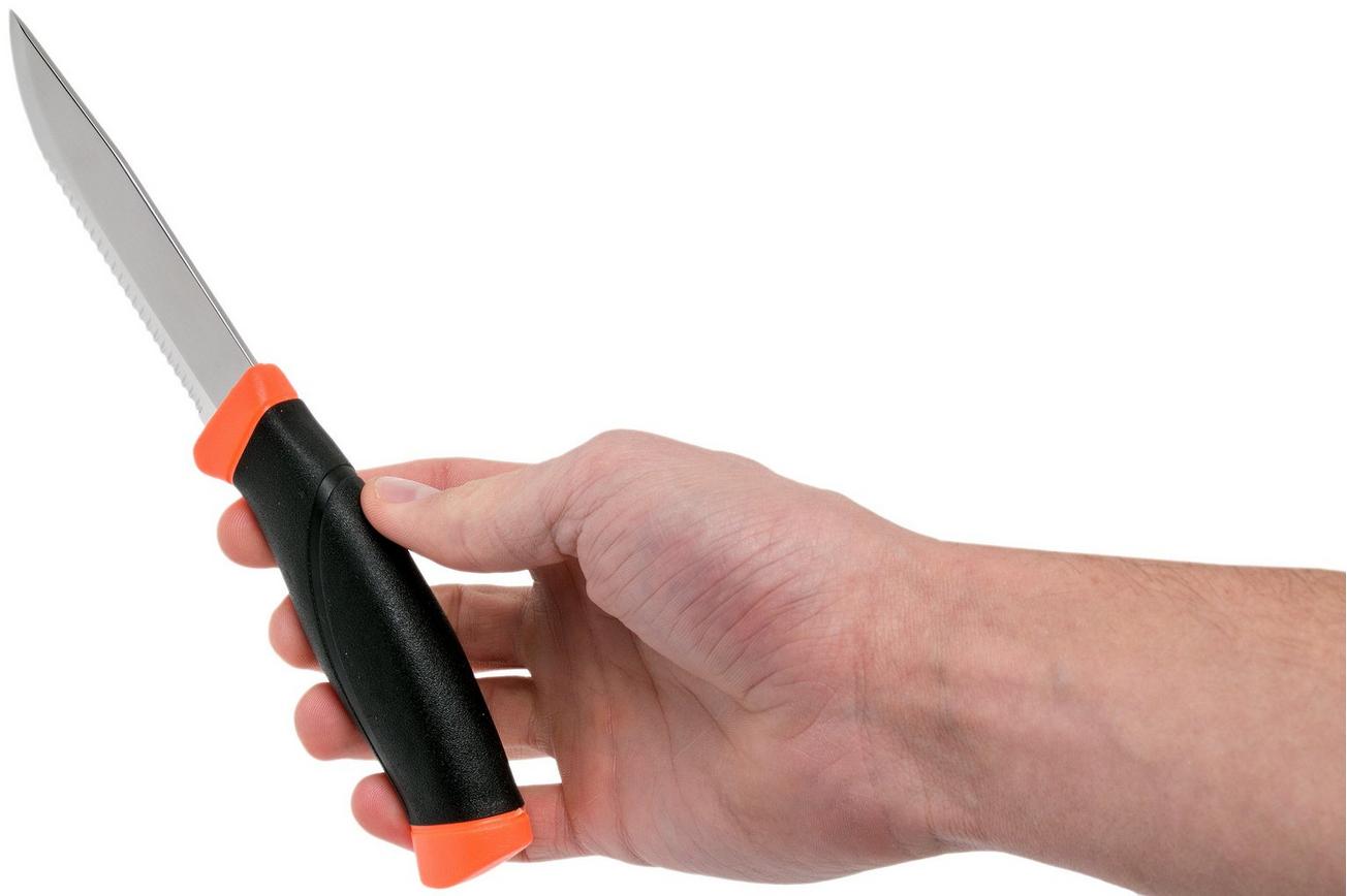 Mora Companion F Serrated 12214 Orange, kartelmes