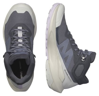 Chaussures de Randonnée Femme Salomon Elixir Activ Mid GTX Bleu Gris