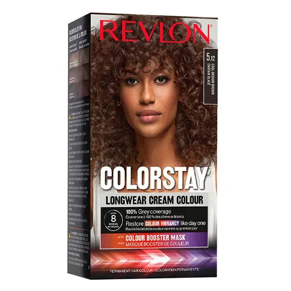 Revlon Colorstay Coloração Permanente nº 5.12 Castanho Gelado 165ml