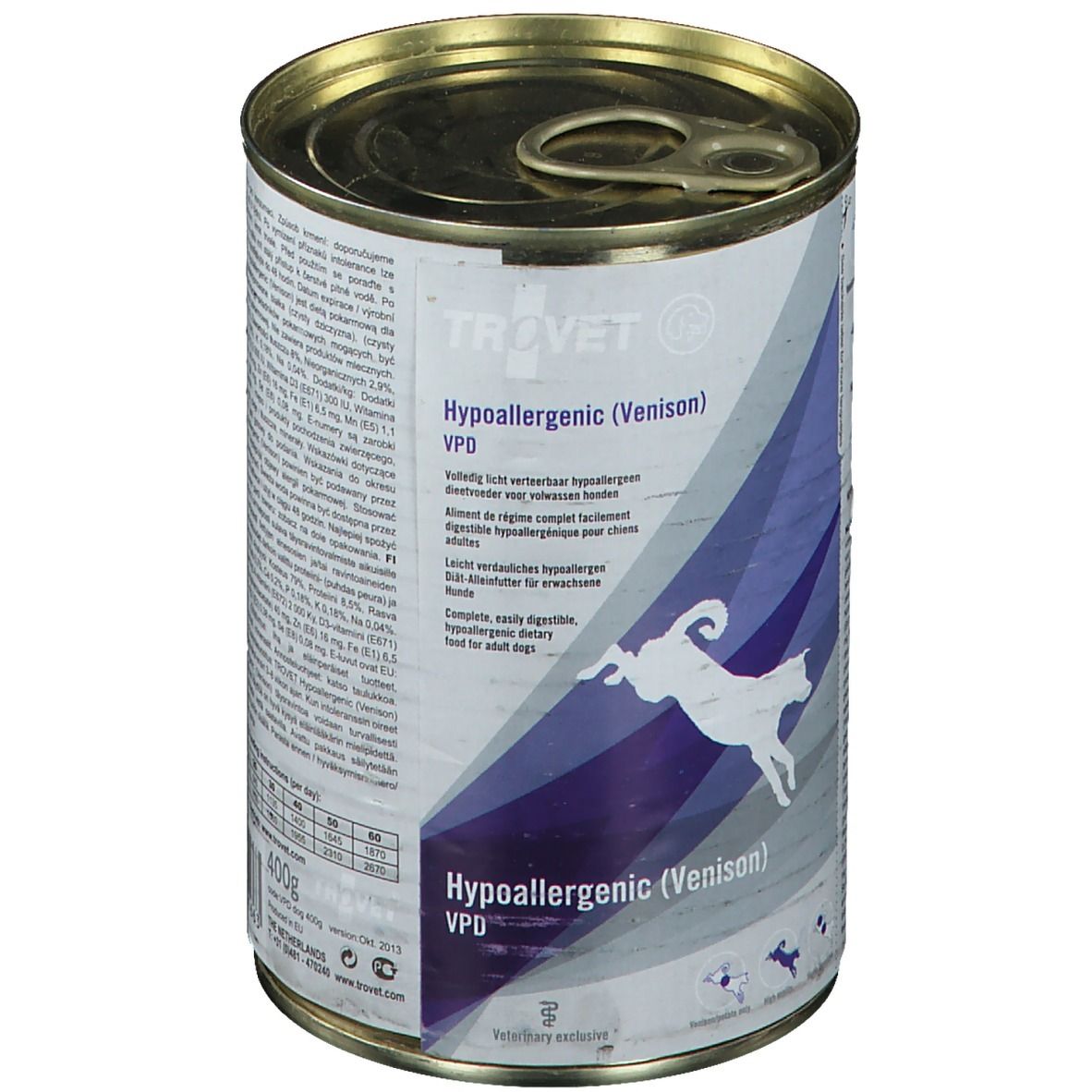 Trovet Hypoallergenic (Hirsch-Kartoffel getreidefrei) Hund / VPD