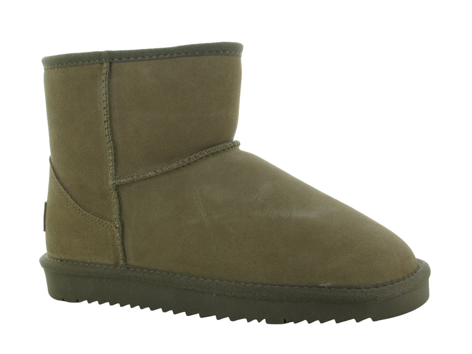 Esprit-100EK1W335 Cuir Velours Taupe